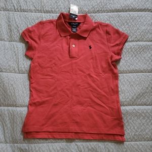 NWT) Ralph Lauren girls pink Polo kids XL